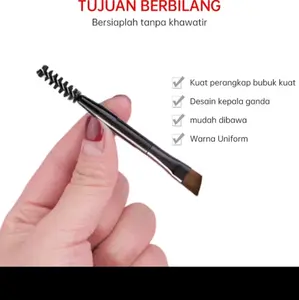 Kuas alis mini 2in1 Eyebrow