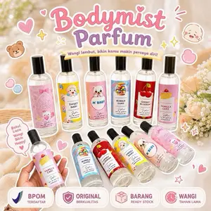 PARFUM ANAK KIDS BABY 100ML - Perfume BodyMist Aroma Vanilla Bubblegum Peach Buah Wanita Pria Body Mist Anak-Anak