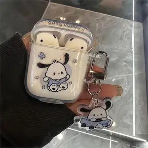 HEADSET BLUETOOTH TWS  EARPHONE BLUETOOTH 5.0 WITH CARTOON CASING Bass Headphones Wireless Ponsel Earbud