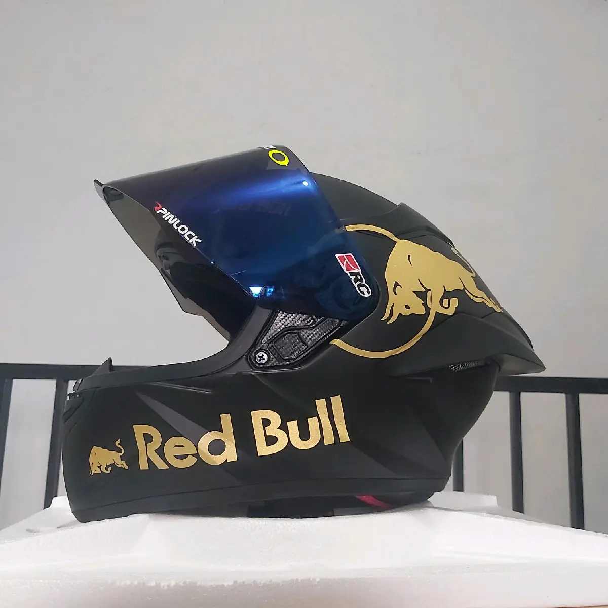 Helm Full Face TTC MLA Paket Ganteng Redbul Leopard Original SNI