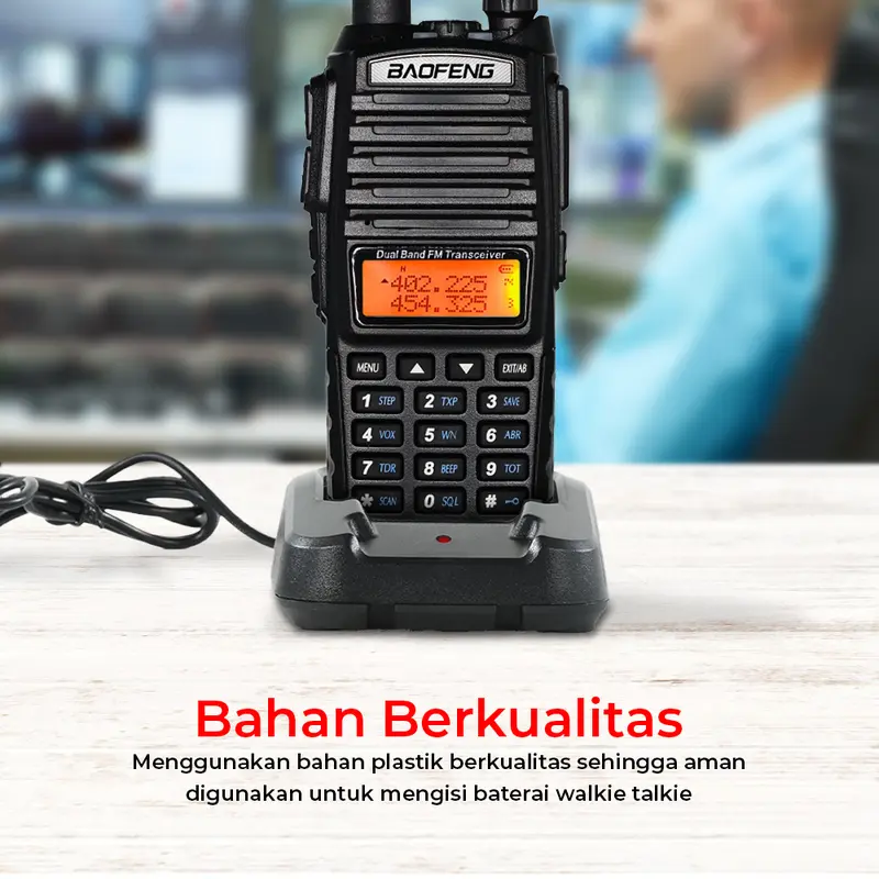 Taffware Walkie Talkie Battery Charger for Baofeng Pofung BF-UV82 - CH-8 Terlaris 2