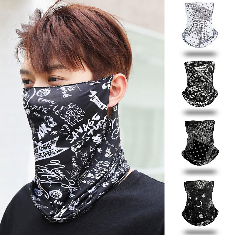 Mặt Nạ Chống Nắng, Phong Cách Punk In Hình, Dành Cho Nam Và Nữ, Thích Hợp Cho Mùa Hè, Mặt Và Cổ, Khăn Quàng Cổ Tai UV, Khăn Bandana Đạp Xe Ngoài Trời