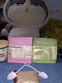 Product Review of TÚI BỘT Ủ TRẮNG LÁ SỮA - SE KHÍT LCL - SÁNG - ĐỀU MÀU DA - GIẢM THÂM - CẤP ẨM - MỀM MƯỢT DA. from b**✨ 0