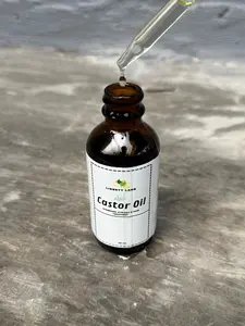 Castor Oil 100% PURE Original Best Quality Serum Wajah serta rambut | penumbuh Alis & Bulu mata