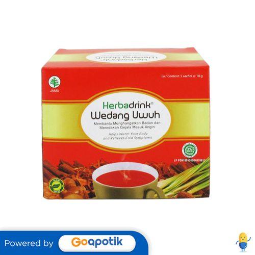 Gambar HERBADRINK WEDANG UWUH 18 GRAM BOX 5 SACHET dari Apotek Farma Medika by GoApotik Kota Tangerang Selatan Tokopedia