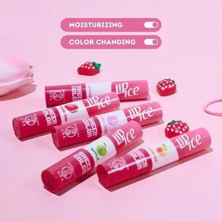 LIP ICE Lip Balm Series | Fruity Strawberry | Sport SPF50+ PA+++ | Moisture Lock 3