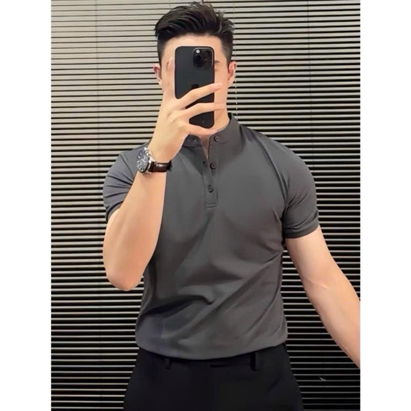  ÁO THUN CỔ TÀU VẢI THUN CÁ SẤU POLY 