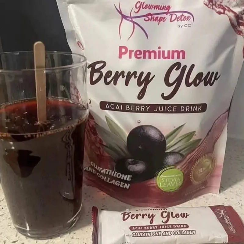 Glowming Premium Berry Glow Acai Berry Juice Drink with Glutathione & Collagen 10 x 20g Sachets Organic GMO Free Gluten Free Antioxidant Rich for Health-Conscious Individuals - Healthcare, Dietary - TikTok Shop Philippines Glowming Premium Berry Glow Acai Berry Juice Drink with Glutathione & Collagen 10 x 20g Sachets Organic GMO Free Gluten Free Antioxidant Rich for Health-Conscious Individuals - Healthcare, Dietary - TikTok Shop Philippines