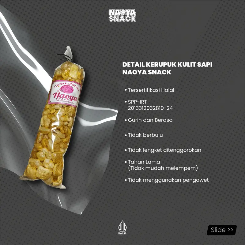 RAMBAK KULIT SAPI ASLI 200GRAM DOROKDOK CEMILAN 1
