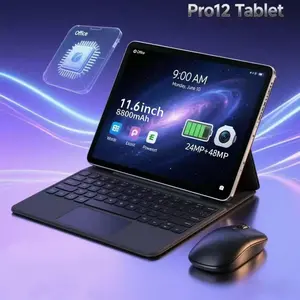 Bisa COD Tab Pro12 Tablet PC Baru Android 15 murah11.6inch 16GB+1TB Wifi 4G/5G Dual SlM smart Tablets 1024GB Untuk Anak Belajar hp tablet gaming tab BluetoothLayar