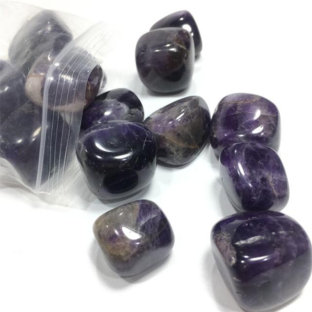 dream amethyst tumble stone for home decoration one pcs 30g 5