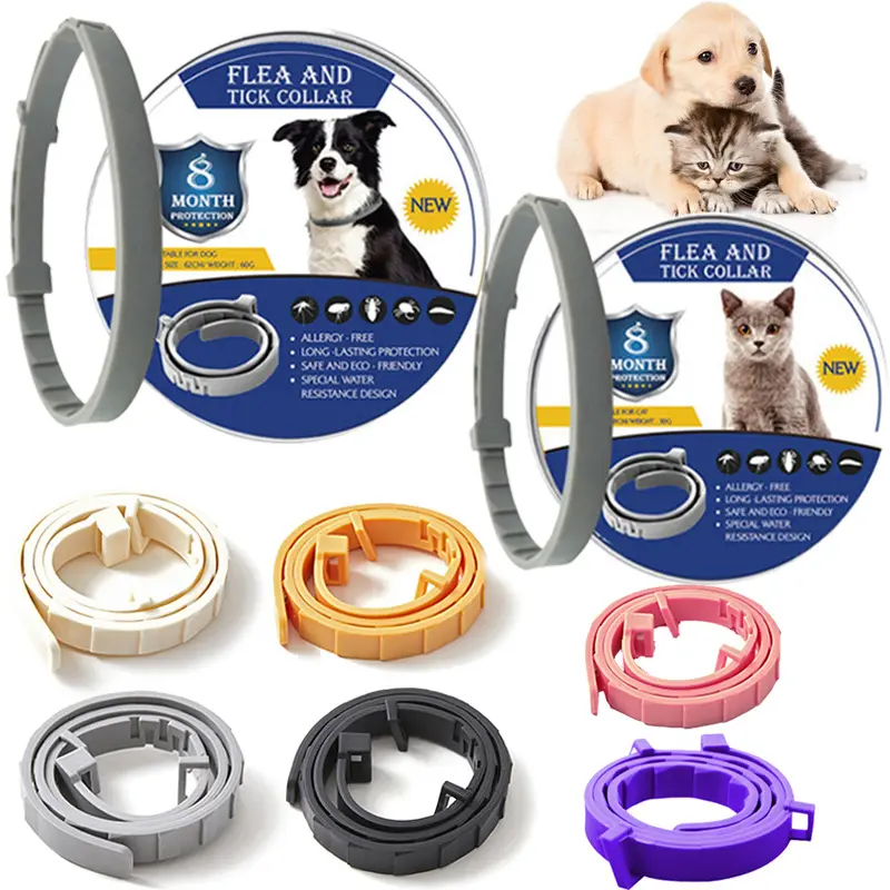 Murah Kalung Kucing Anti Kutu Dan Nyamuk 8 Months Protection Kalung Anti Kutu Anjing Collar Silikon 5
