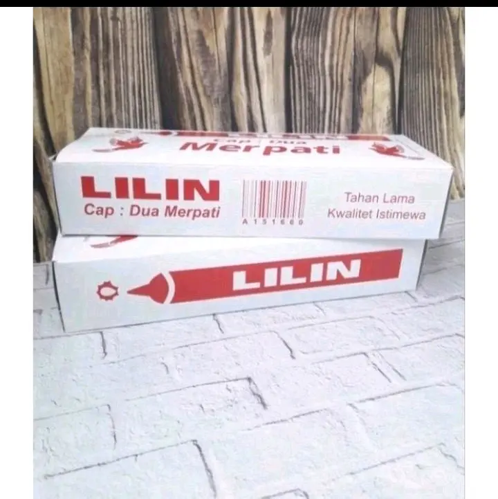 1 pak isi 8 batang Lilin merpati ukuran besar warna putih 4