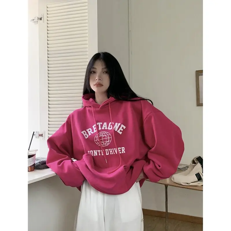 Hoodie Sweater BRETAGNE Jumper Fleece hoodie korean style pria BIG SIZE Unisex Korean Style Jaket Sweatshirts korean style S M L XL 2XL 3XL 4XL 5XL 6XL 6