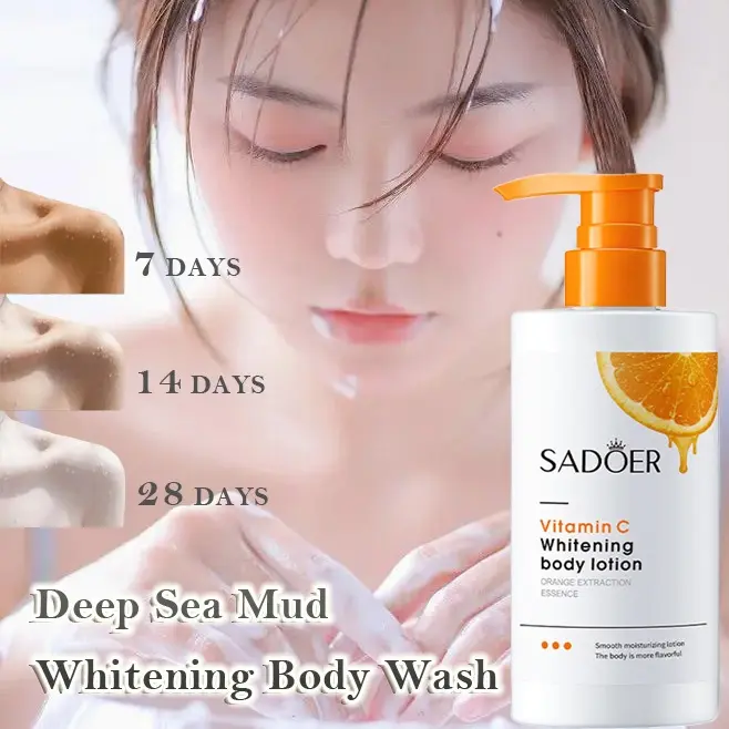Sữa Dưỡng Thể Vitamin C, Sữa Dưỡng Thể Cho Cả Cơ Thể, Màu Trắng, 250g, Dưỡng Ẩm, Làm Sáng Da, Làm Trắng Tông Màu Da Dưỡng Da Body Dưỡng Body Làm Đẹp Da Women Nữ 3