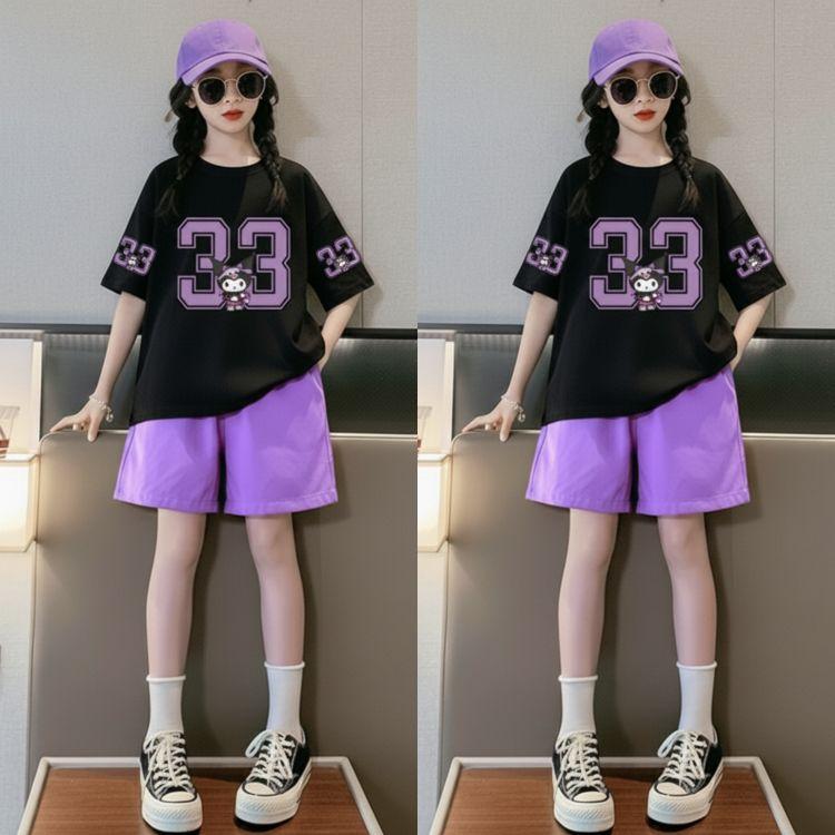 Setelan OVERSIZE Anak Angka 33 Usia 3-14 Tahun/Setelan Fashion Anak Perempuan/Pakaian Anak Perempuan/One Set Anak/Pakaian Anak Tanggung