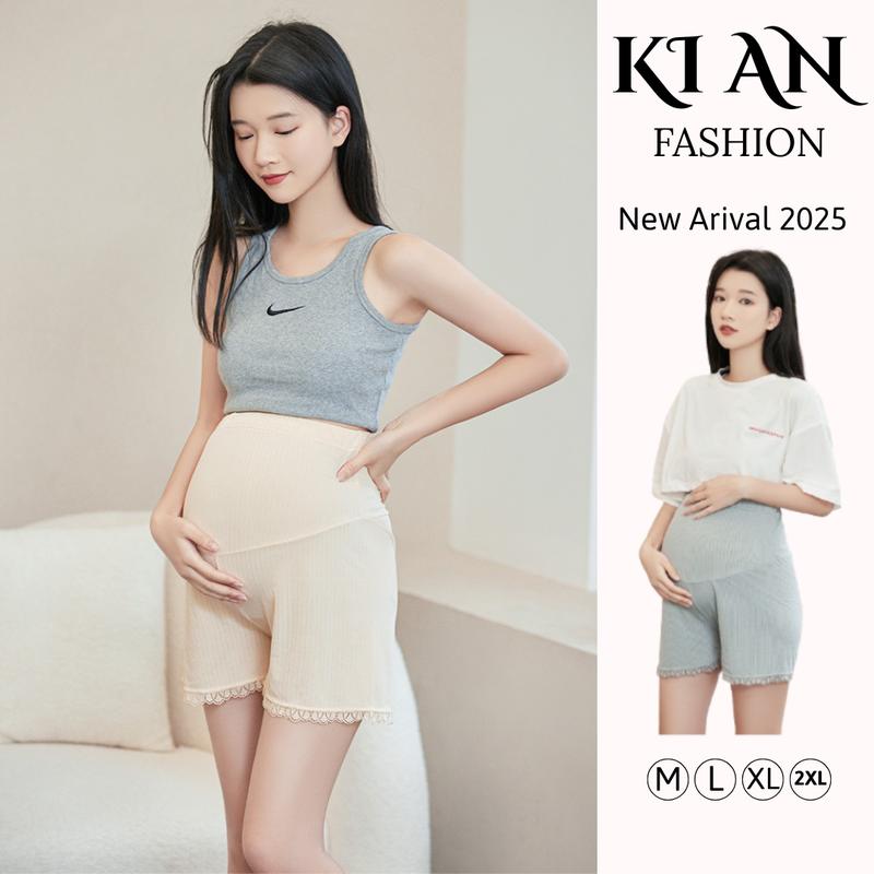 Quần Bầu Mặc Trong Váy Ki An Ms 01 Chất Cotton Co Giãn 4 Chiều thoáng khí. Quần trong váy bà bầu có chun chỉnh . Quần bầu Váy Bầu Đầm Bầu Sandal