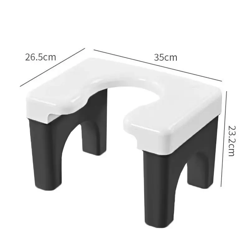 Terbaru Toilet duduk Kursi Toilet Jongkok Bahan Plastik Tebal Anti Slip Toilet kursi wc jongkok Portable 3