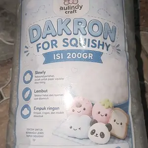 Aulindy - Dakron Slowly Untuk Paper Squishy Isi 200gr Lembut Empuk Ringan Cocok Untuk Membuat Paper Squishy