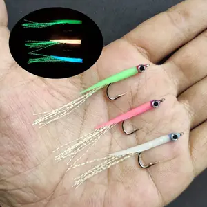 Sabiki Menyala Murah Meriah Kotrekan Kail Sabiki Full GID Umpan Baby GT Carolina Rig Mancing Pancing Ikan Casting