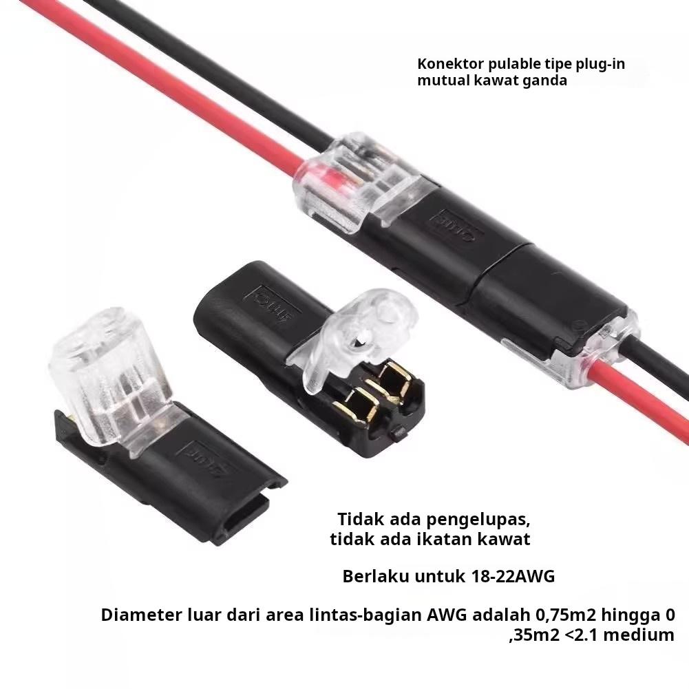 Konektor Lampu Serbaguna dengan Kabel Penghubung & Penyeka Tegangan Tinggi Desain Fleksibel untuk Kinerja Optimal dan Keamanan Maksimal