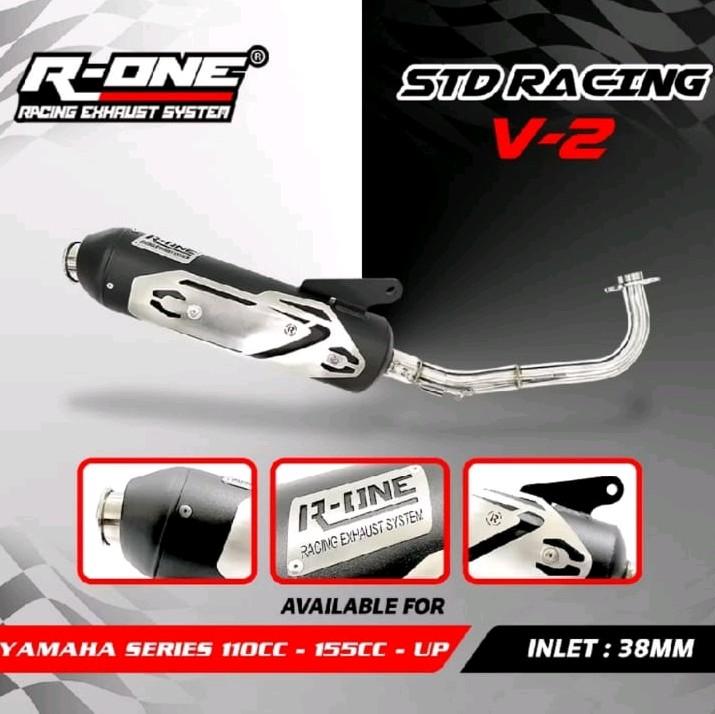 knalpot racing R one v2 seri yamaha 0