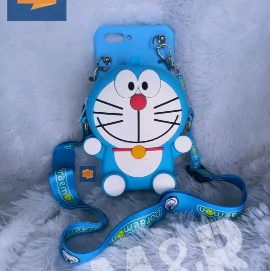 casing dompet karakter Doraemon tali selempang 3