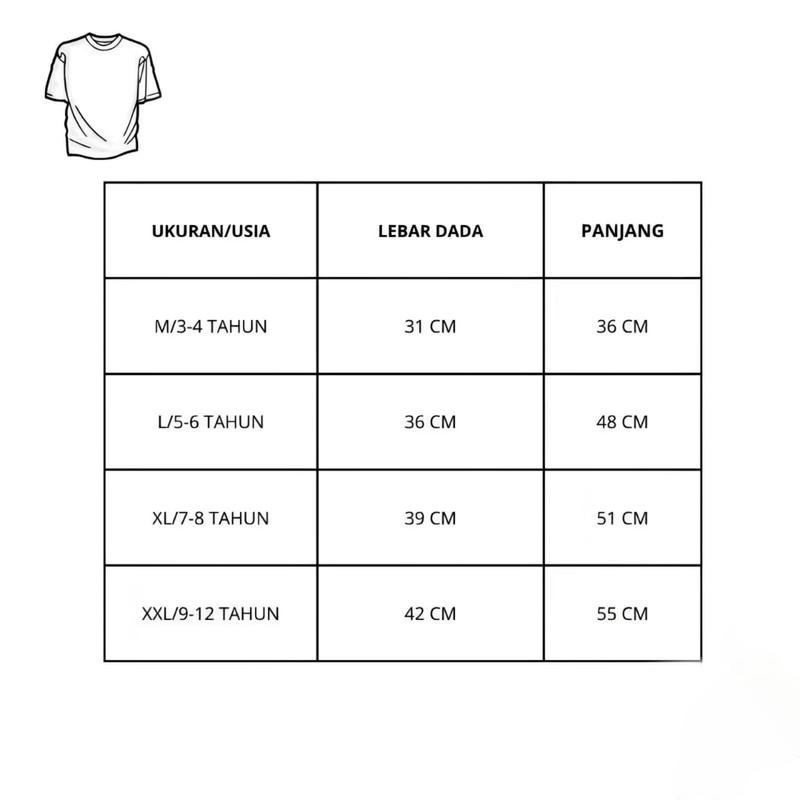 Product Introduction of Setelan Anak Kaos Celana Pendek Tung Tung Sahur X Udin Din Din Dun Cotton Combed Baby Terry DTF Free Nama 0