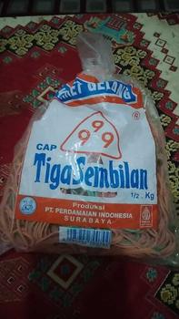 Product Review of Karet Gelang [999/93/Piala] ( 1/2kg 500g ) @Pack | biasa warna warni kemasan ekonomis murah kuat Pack from @**2 0