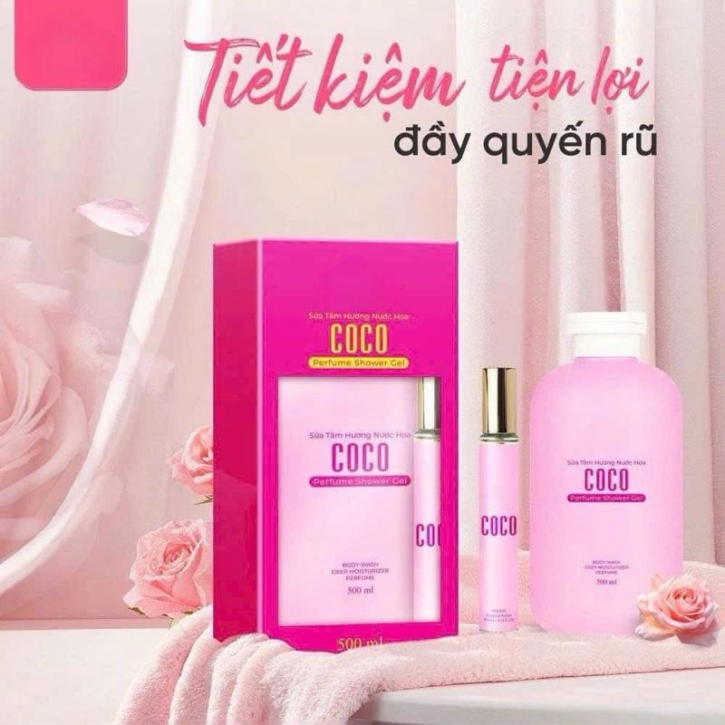 Giá Rẻ Set Sữa Tắm Coco Tặng Nước Hoa 10ml