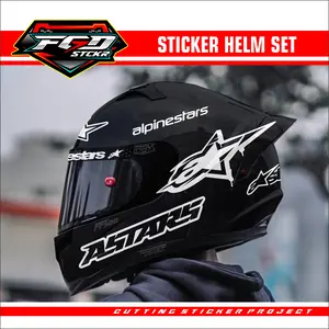 STIKER HELM - CUTTING STIKER ASTARS SET UNTUK HELM (PREMIUM+TERMURAH)