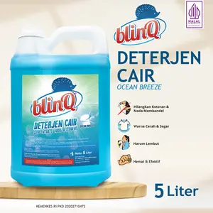 blinQ Deterjen Cair Anti Noda Konsentrat / Liquid Laundry Detergent Ocean Breeze- 5L