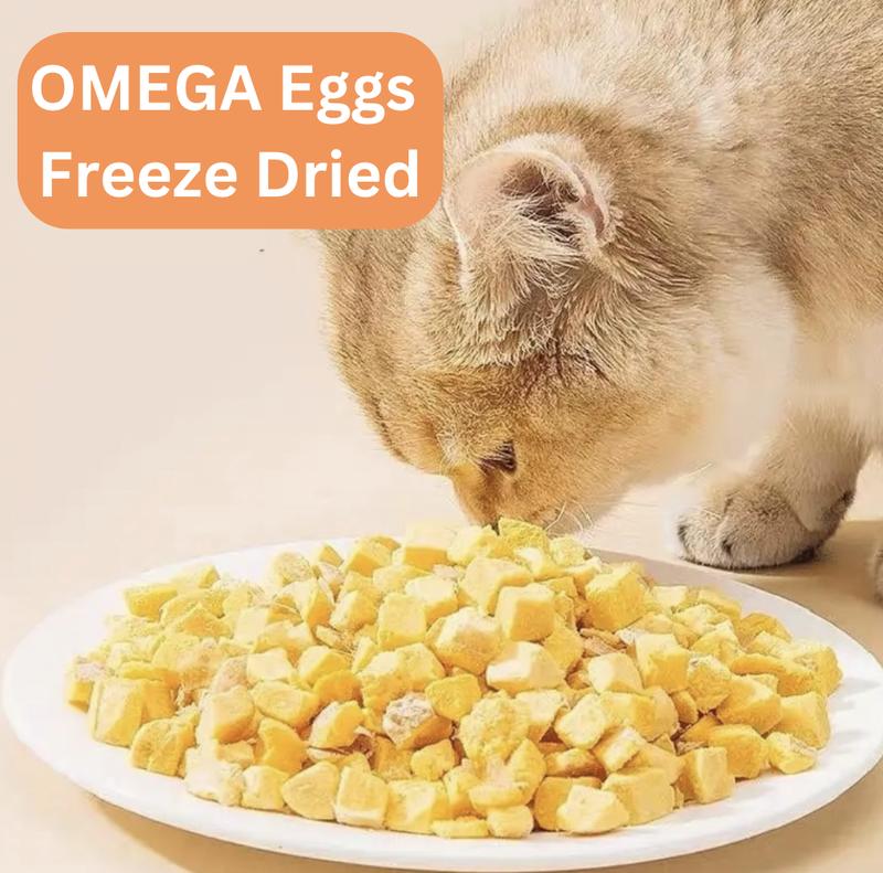 OMEGA EGGS YOLK Booster POPCORN Freeze Dried For Pet Untuk High ...