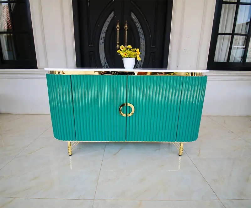 Seiji Meja TV Minimalis Modern Rak TV Lemari TV Bufet TV Minimalis Buffet Oval Credenza Aesthetic 5