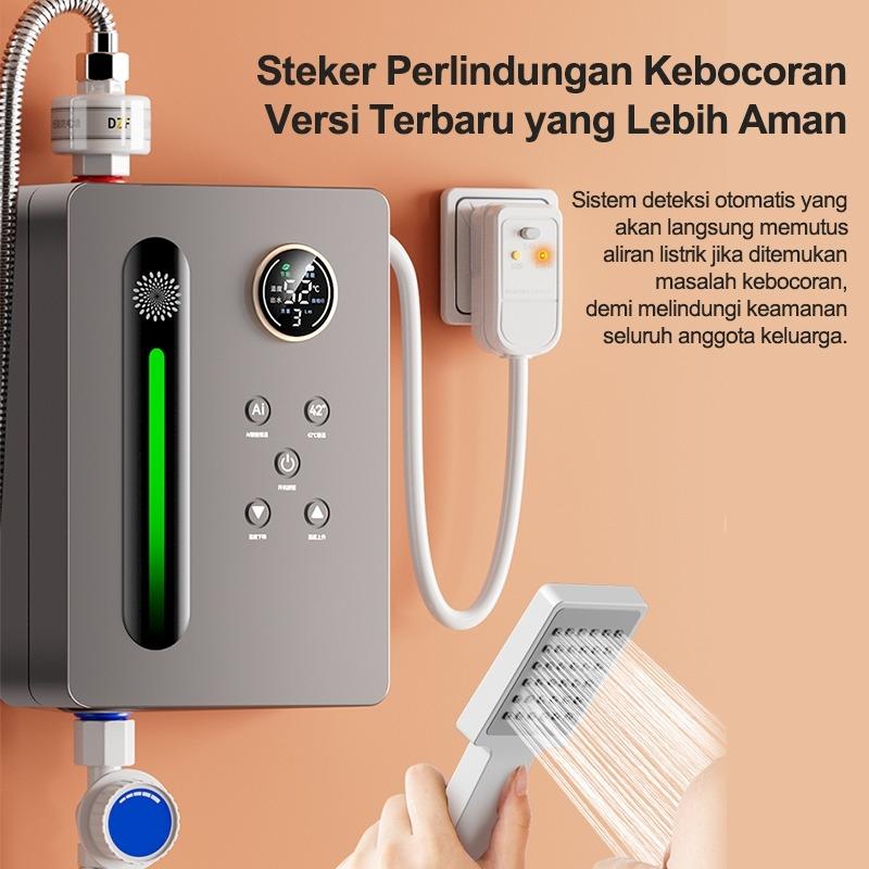 Pemanas Air Instan Listrik - Dipasang di Dinding, Suhu Konstan, Cocok untuk Kamar Mandi & Dapur