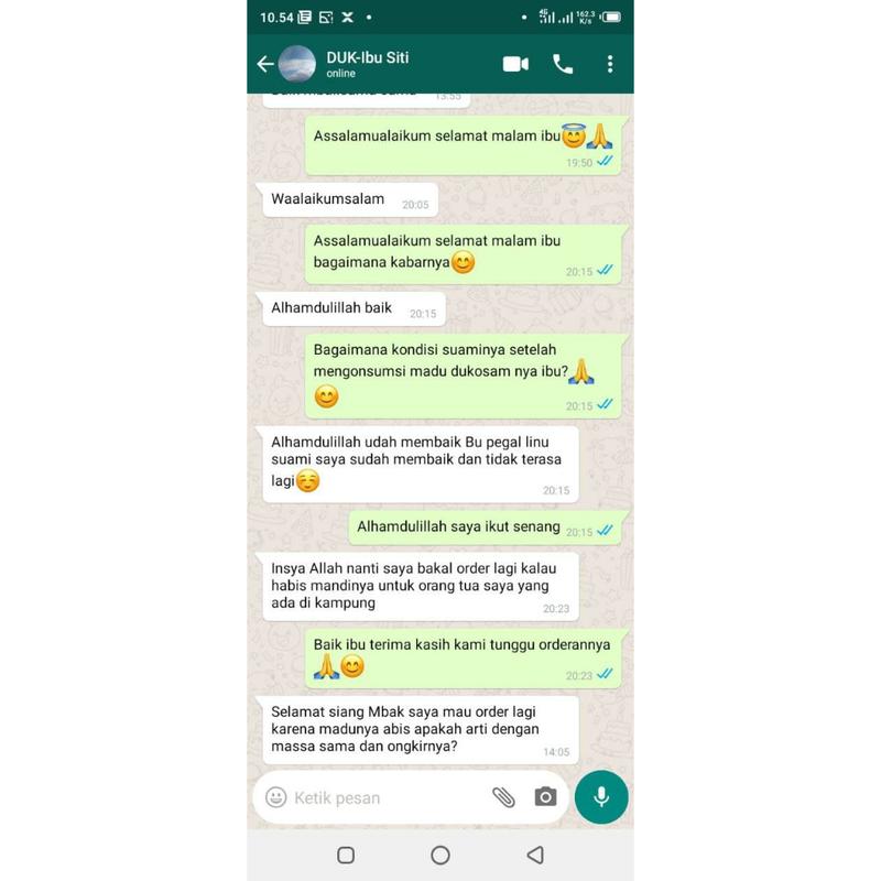 DUKOSAM Madu Herbal solusi Asam Urat Kolesterol Saraf Terjepit Radang Sendi Original Ampuh 7