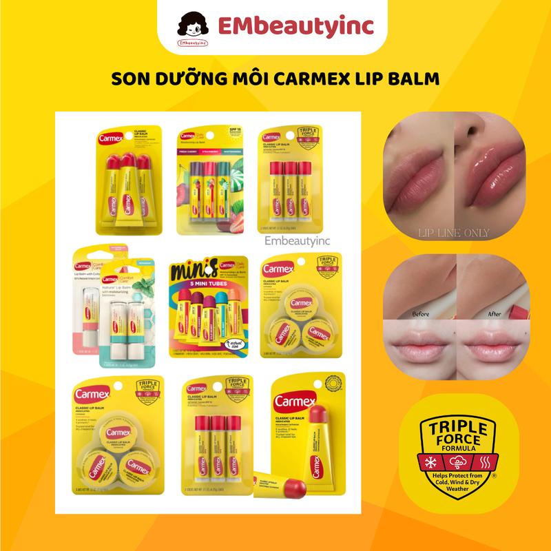  Son dưỡng môi Carmex Lip Balm 
