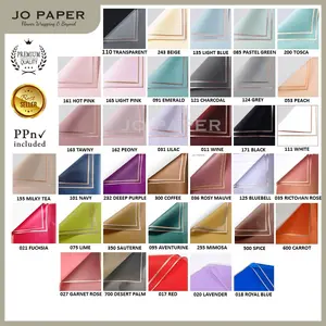 [5 LEMBAR] Flower Wrapping Paper Varian List Gold Emas Kertas Buket Bunga Cellophane Florist Buket Snack