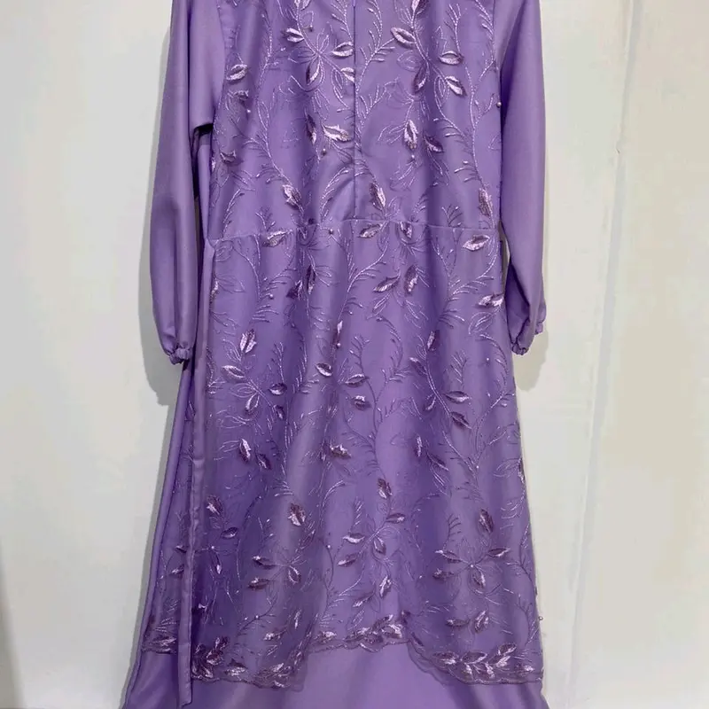 GAMIS BRUKAT TILE  MUTIARA GAMIS WANITA TERBARU PAKE TALI 8