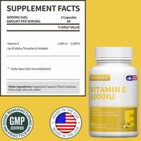 Gambar Vitamin E, Suplemen untuk Menjaga Kesehatan Kulit dan Antioksidan 60 Kapsul dari ACCUCHEK SHOP MALL1 Kab. Tangerang 5 Tokopedia