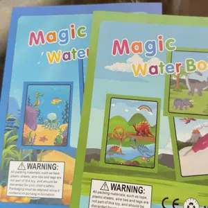 GROSIR Magic Water Drawing Book Mainan Edukasi Anak Laki-Laki dan Perempuan Buku Gambar Mewarnai Anak Coloring Books Set Hadiah Pendidikan Toys