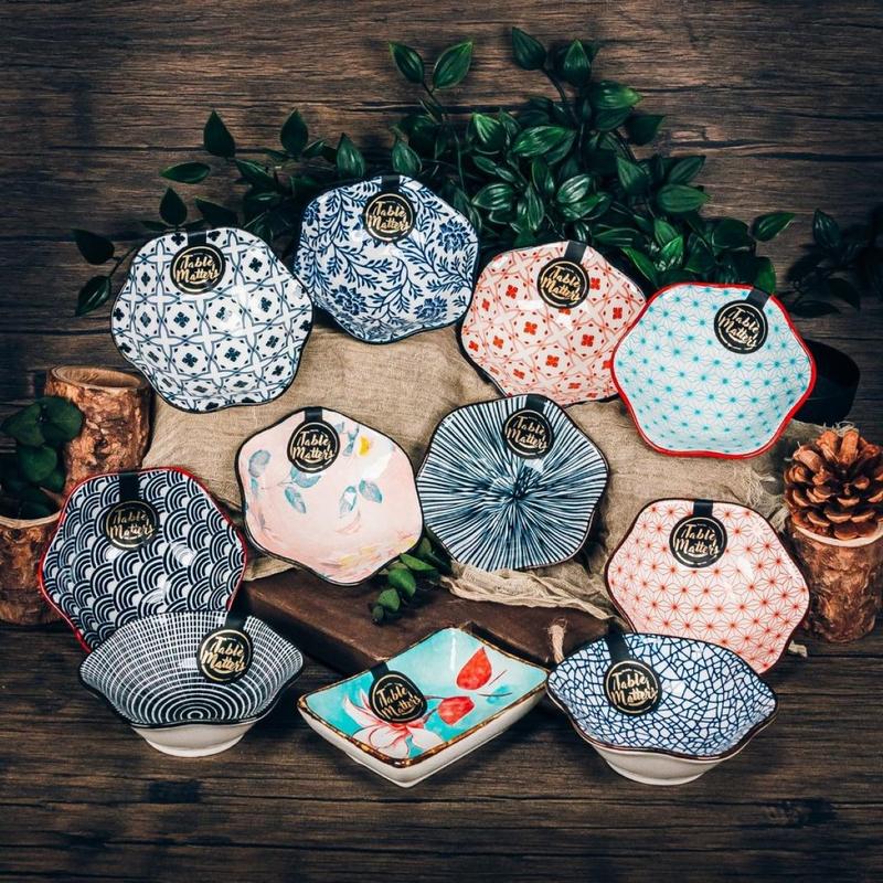 Table Matters - Assorted Saucer - Set of 8 - TikTok Shop Singapore