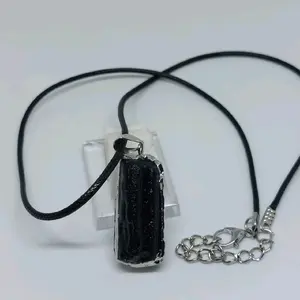 Kalung Venom Batu Permata Black Turmaline Natural alam