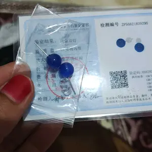 [NEW ARRIVAL] E102 Anting Blue Agate High Quality