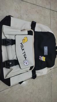 Product Review of Tas Ransel Sekolah Milk Tea/Karakter Kanvas Backpack Wanita from 🅰**a 0