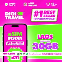 Gambar eSIM Laos Provider Lokal Unitel Kuota Besar Data Internet Roaming Travel | DIGITRAVEL eSIM Laos Kuota Besar - 15GB/10 Hari +TikTok dari DIGITRAVEL Kota Administrasi Jakarta Selatan 1 Tokopedia