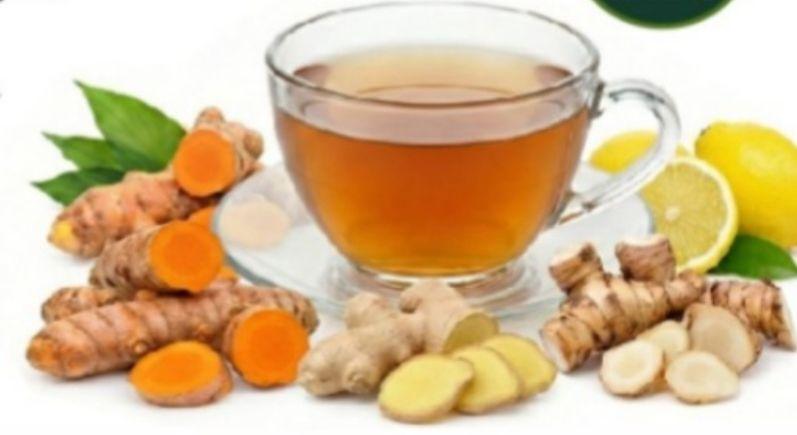 Teh Kunyit Jahe Serai dan Lemon Minuman Herbal Tea 100% Alami Isi 20-30 Tea Bag Organik Bebas Gula