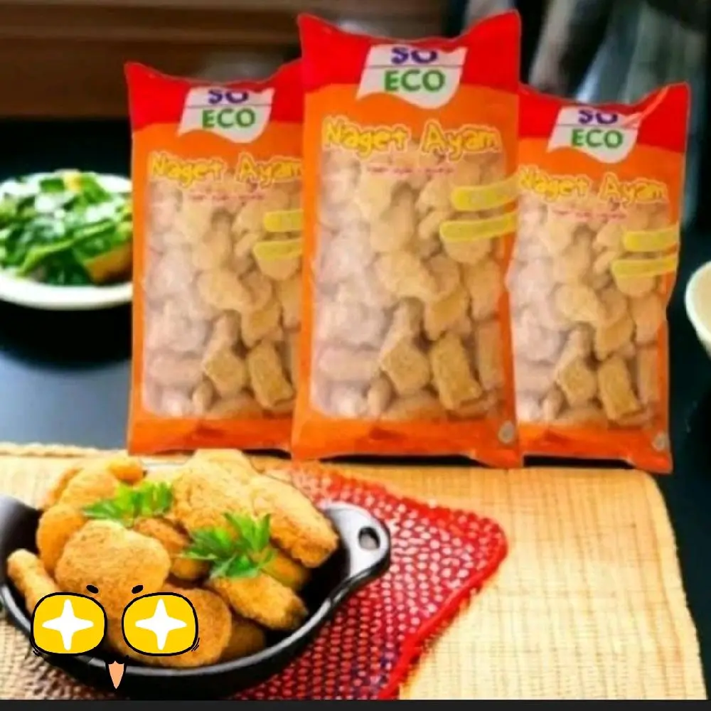 Nugget So eco 1 kg  murah enak dan lezat Food Frozen Ayam Daging