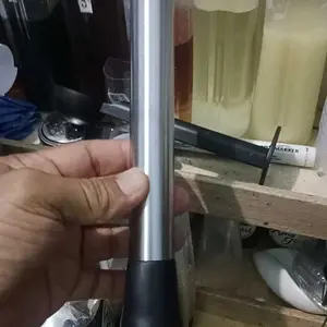 Stainless Bar Muddler Cocktail Tumbukan Penumbuk Buah Mojito Crusher