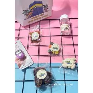 10 Paket Oleh Oleh Umroh Souvenir Pouch Haji Dompet Makkah Hampers Baitullah Bingkisan Kurma Tasbih Digital